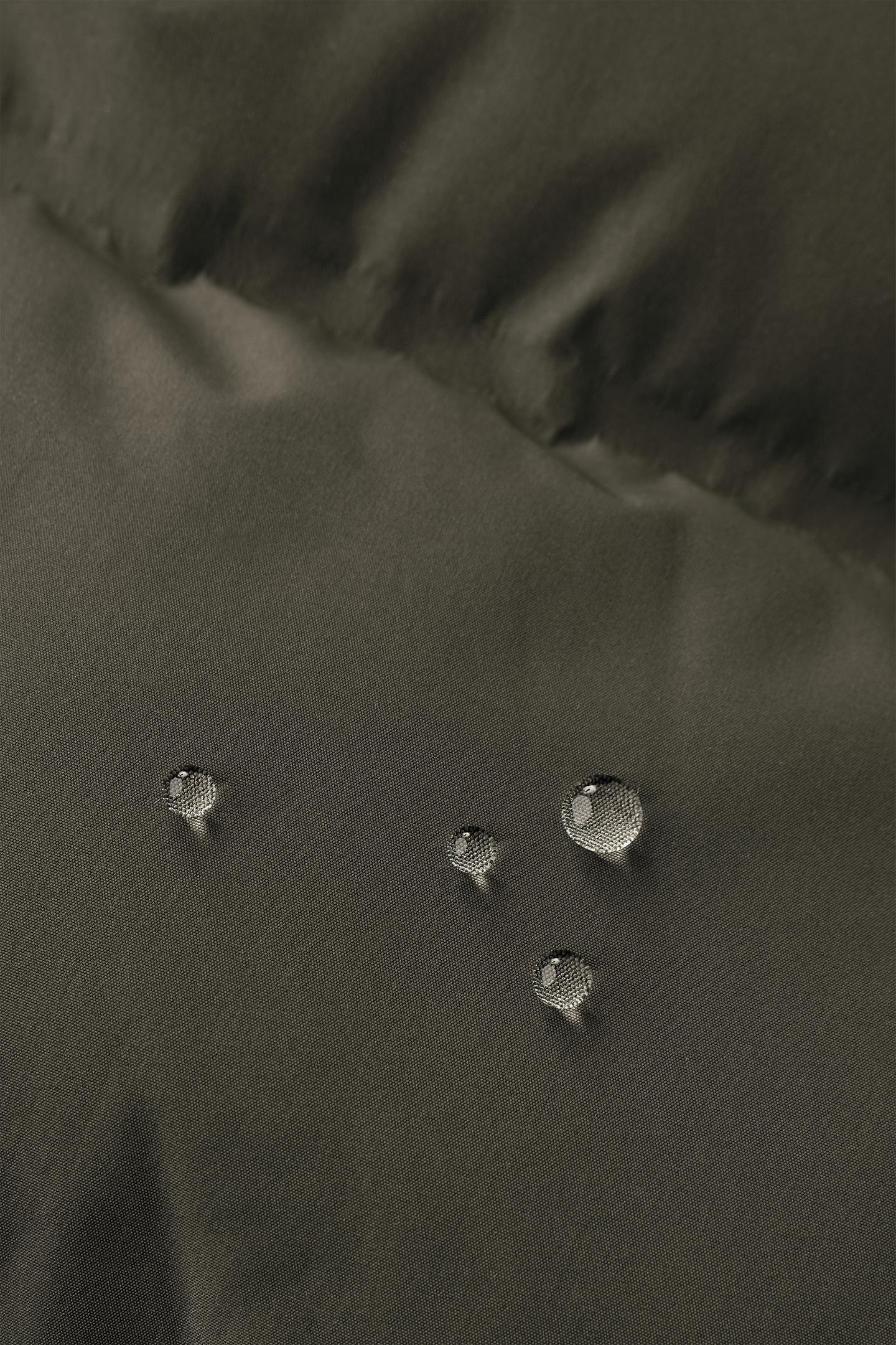 Детская куртка Zara Water Repellent Label Puffer, цвет: Коричневый / Серо-коричневый — фото 8