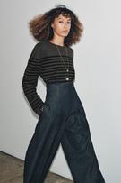 RIBBED SQUARE NECK TOP