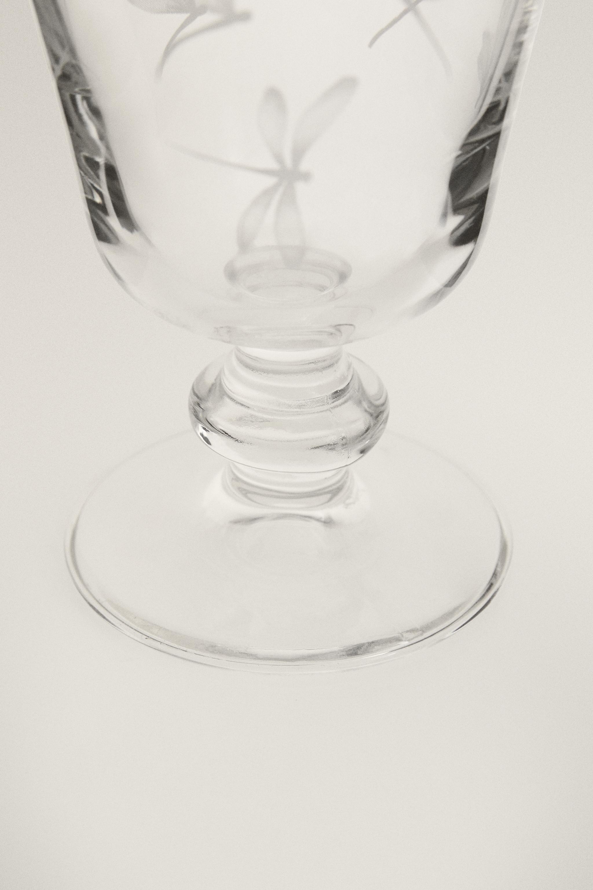 VERRE À VIN LIBELLULE