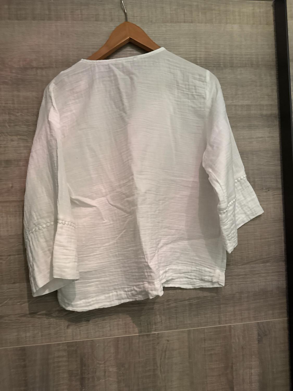 COTTON KIMONO BLOUSE - Image 4