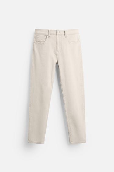 JEANS SLIM FIT - Beige de Zara