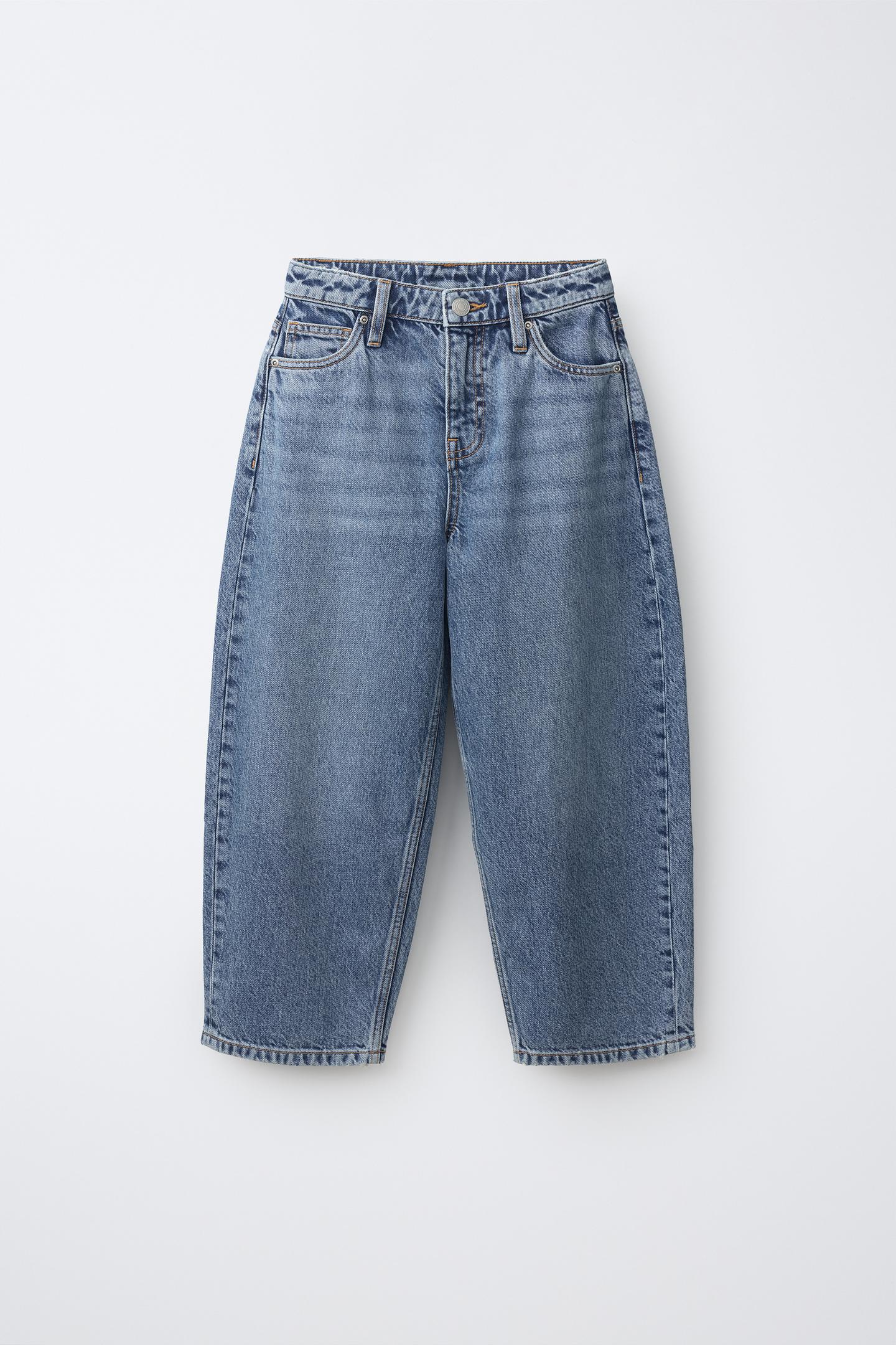 Детские джинсы Zara Fruit OF the Loom™ Embroidered Balloon, цвет: Синий