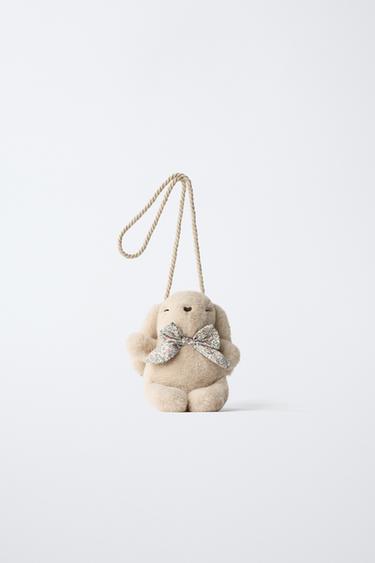 BOLSA CRUZADA CON ESTAMPADO DE CONEJO