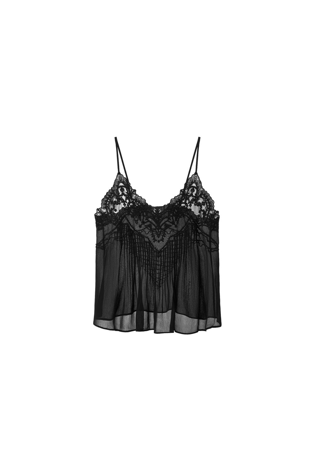 EMBROIDERED BEADED CAMISOLE ZW COLLECTION - image 3