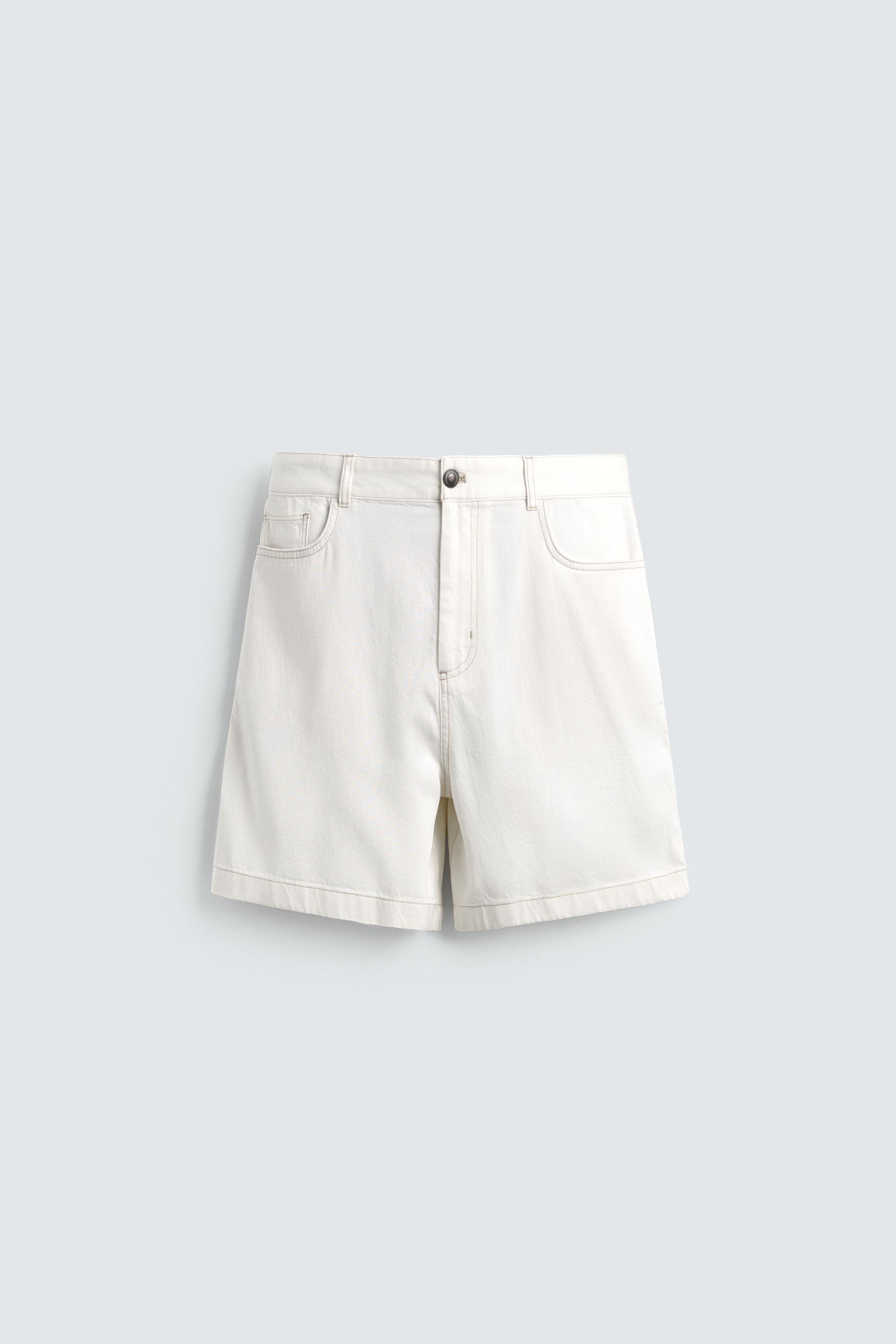 RELAXED FIT LYOCELL BLEND SHORTS
