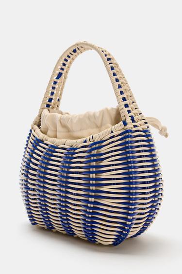 SAC RIGIDE À MAIN - Bleu de Zara - Image 2