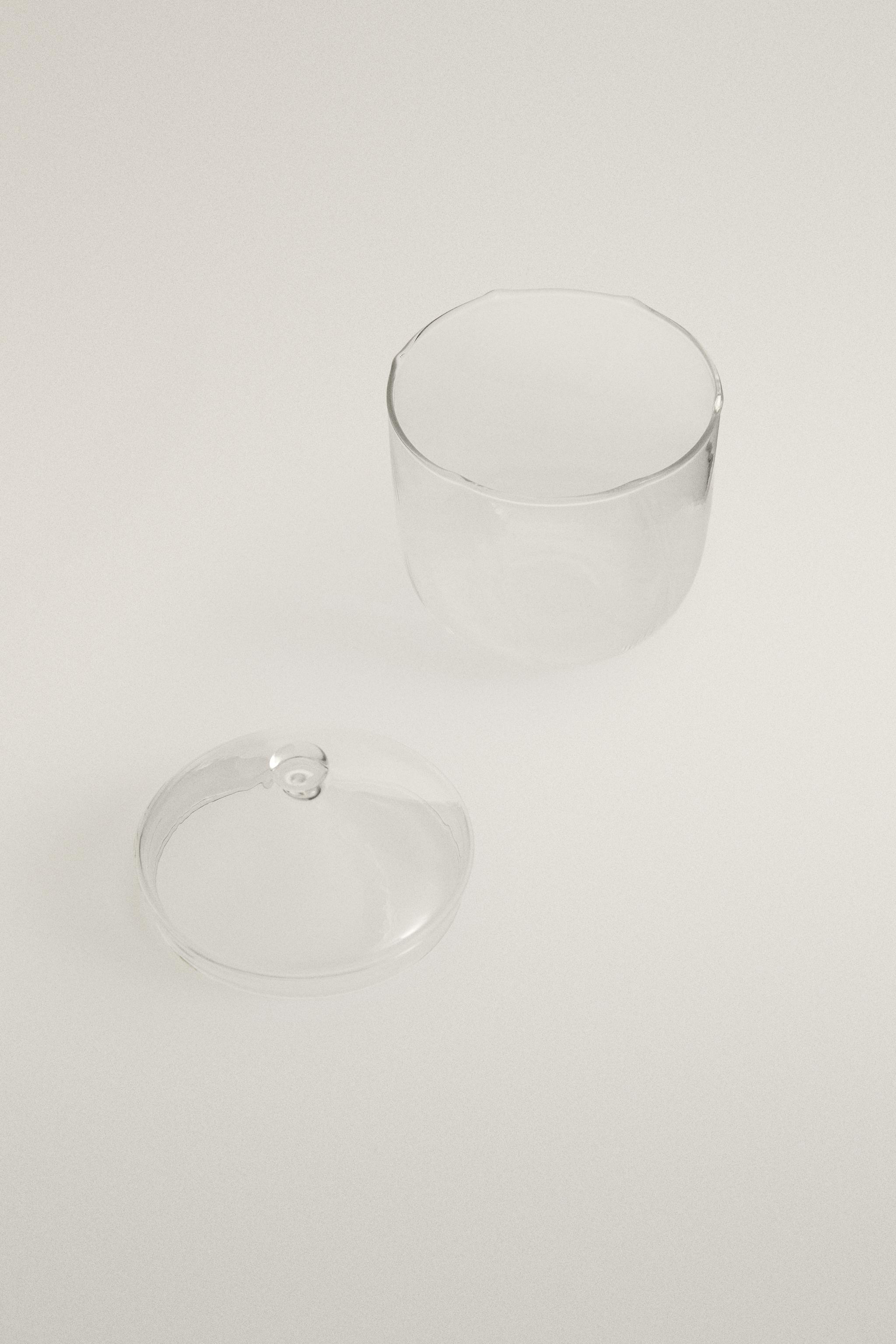 BOROSILICATE BATHROOM ORGANIZER JAR