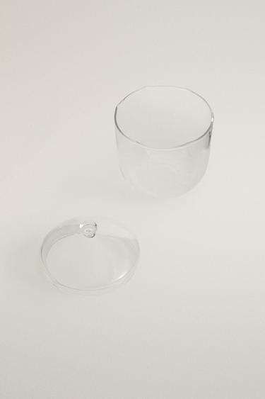 BOROSILICATE BATHROOM ORGANIZER JAR — Transparent 2