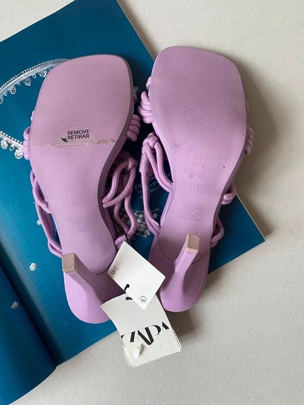 HIGH-HEEL ROPE SANDALS - Image 5