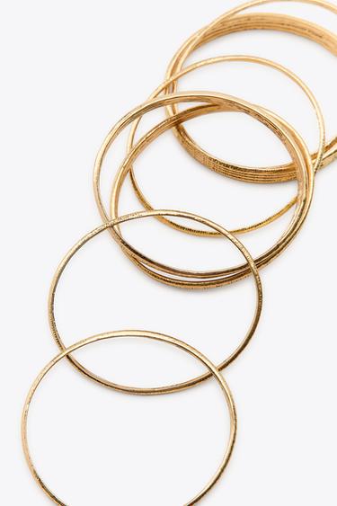PACK OF 7 BRACELETS - Golden by Zara - Image 4