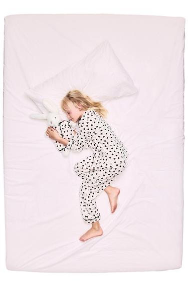 Zara 6-14 YEARS/ HEART PAJAMAS - Black / Ecru