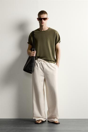 COMBINED WAIST JOGGER TROUSERS - White by Zara