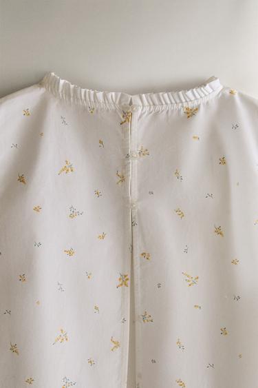 FLORAL TOP - White by Zara - Image 3