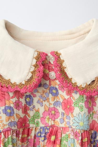 ROBE À IMPRIMÉ FLEURI - Rose de Zara - Image 2