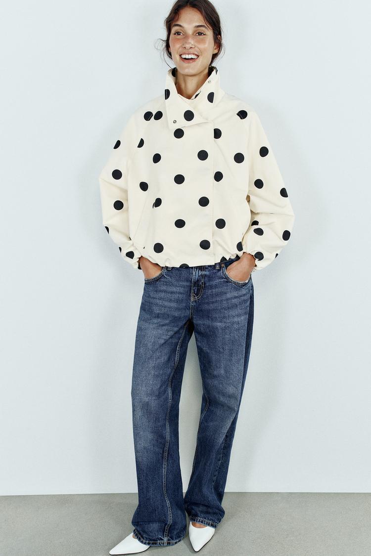 BOMBER JACKET WITH DOTS