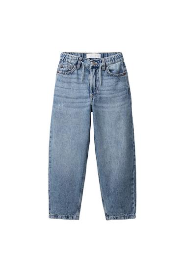 JEANS BAGGY BALLOON - Azul de Zara