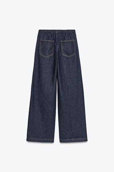 JEANS Z1975 JOGGER WIDE LEG - Blue by Zara - Image 6
