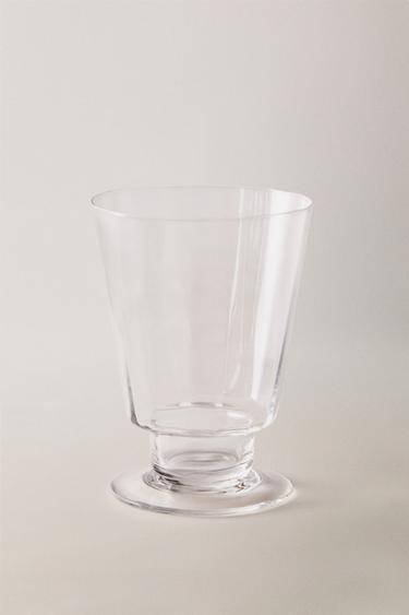 LINE-EFFECT LOW GLASS - Transparent by Zara