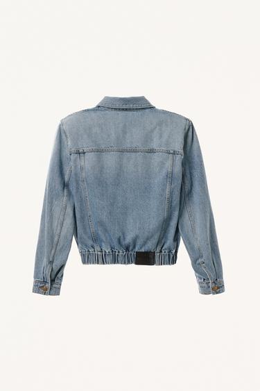 VESTE EN DENIM À ÉPAULETTES WILLY CHAVARRIA X ZARA - Bleu clair de Zara - Image 4