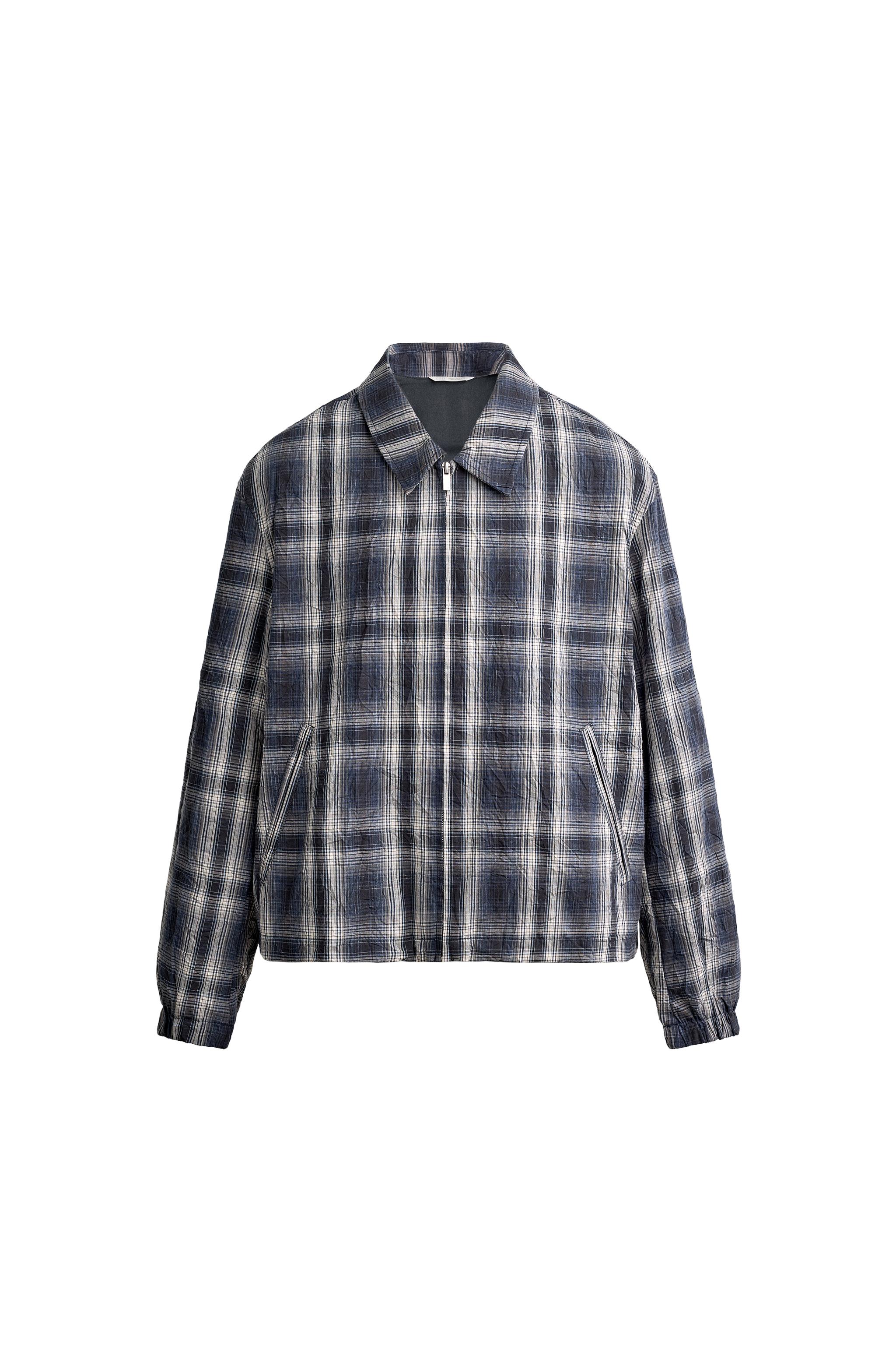 CAZADORA RELAXED FIT CUADROS