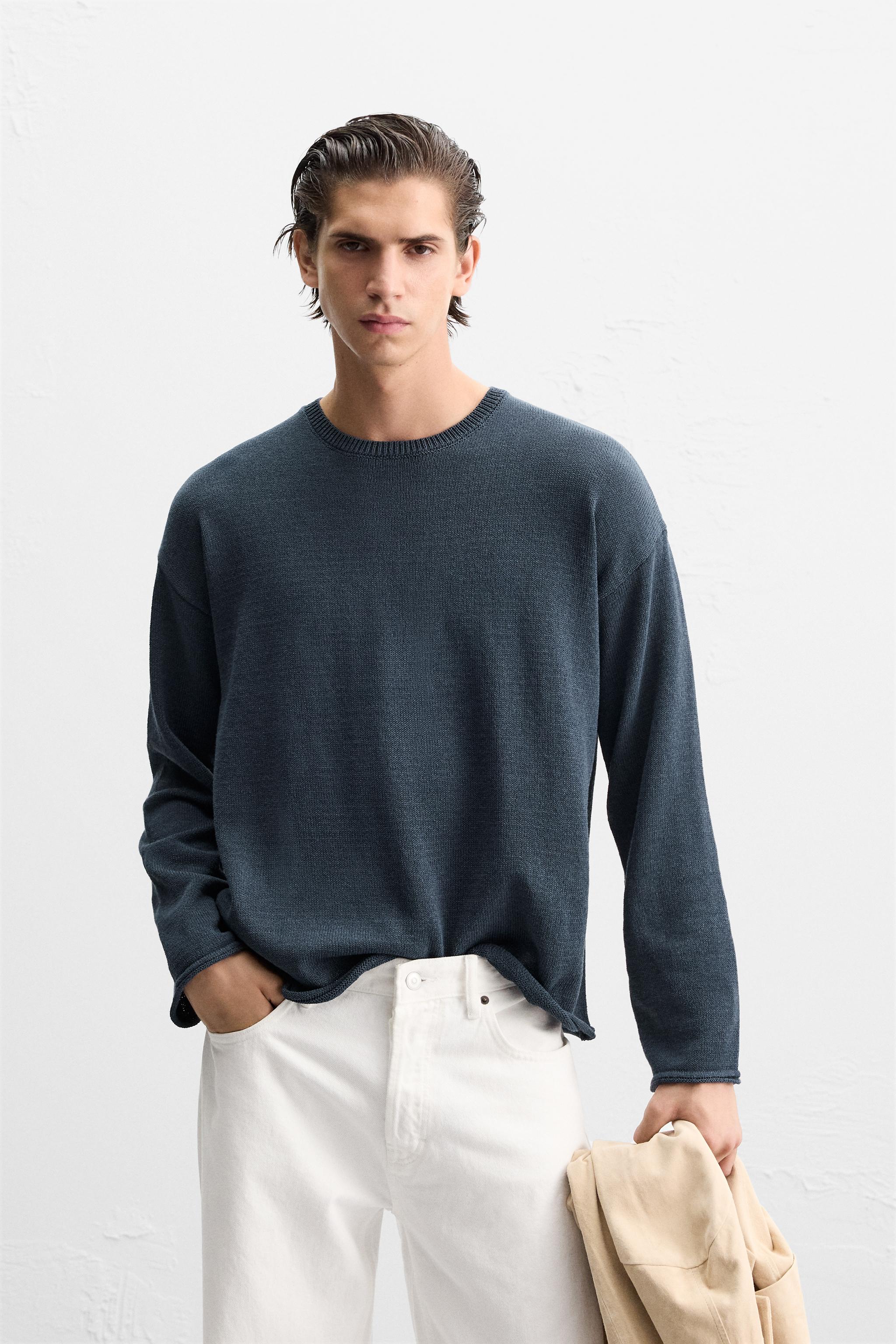 Crewneck zara man sale