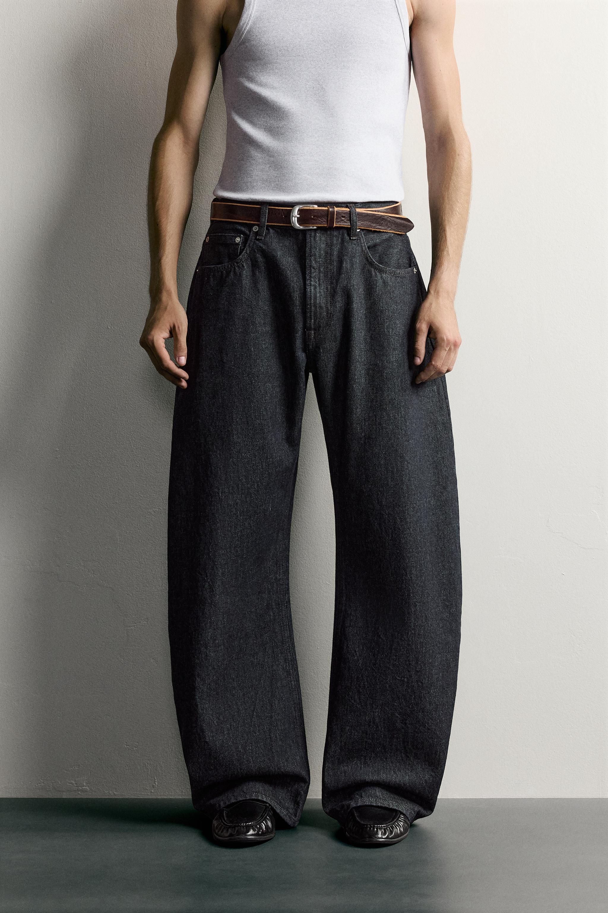 BALLOON FIT JEANS — Indigo