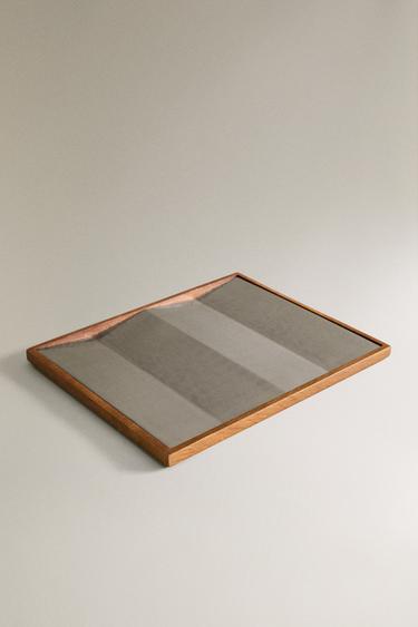 SUPPORT HALTÈRES CHÊNE ACIER - Marron de Zara - Image 1