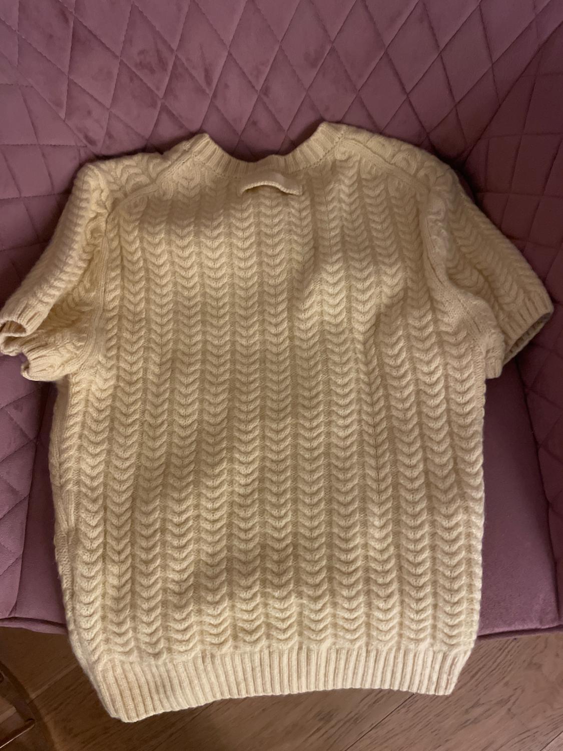 CABLE KNIT TOP 100% WOOL - Image 2