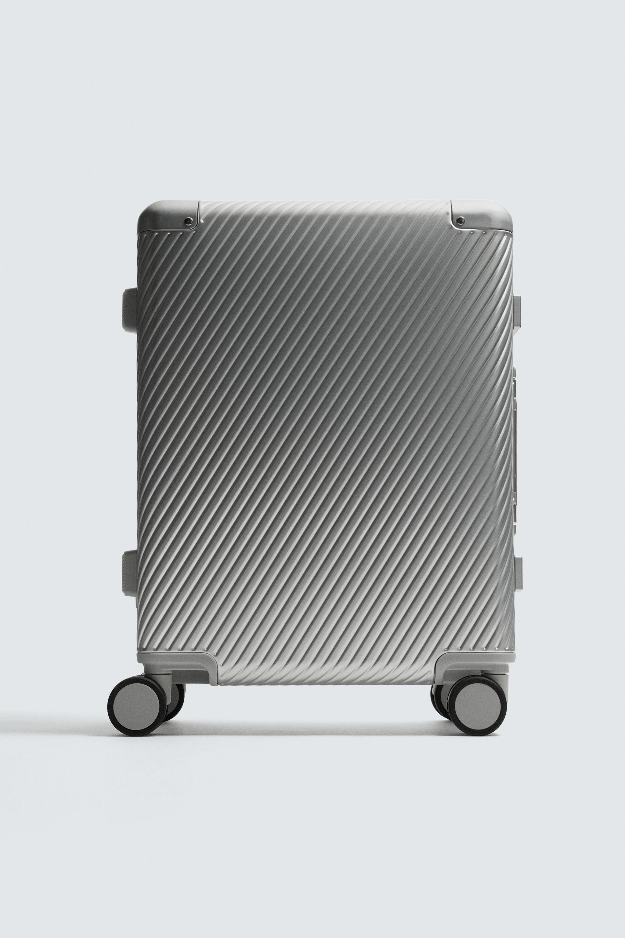 ALUMINUM CARRY-ON SUITCASE - Silver | ZARA United States