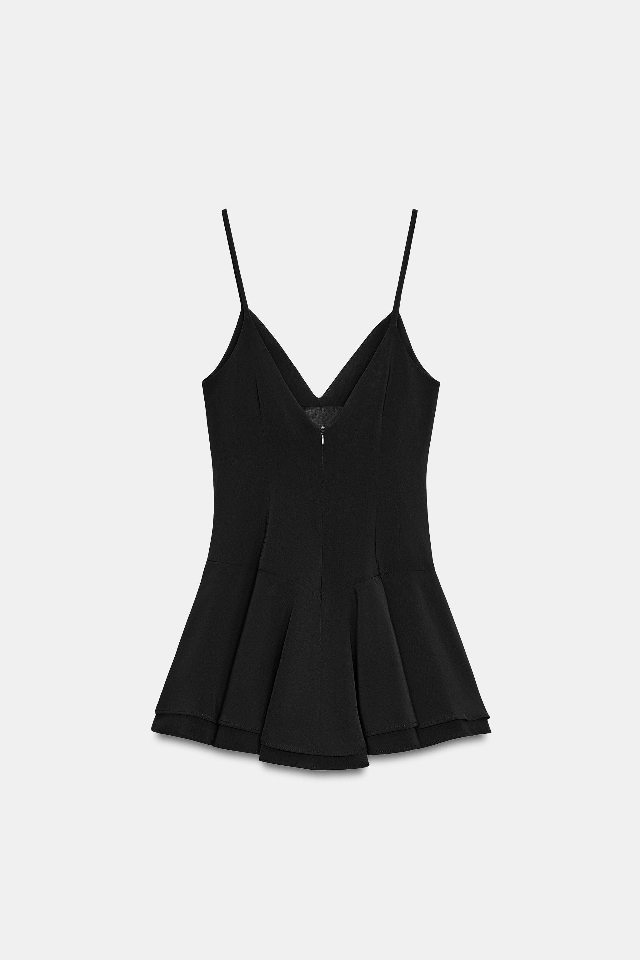 ROBE COMBINAISON COURTE À POIS