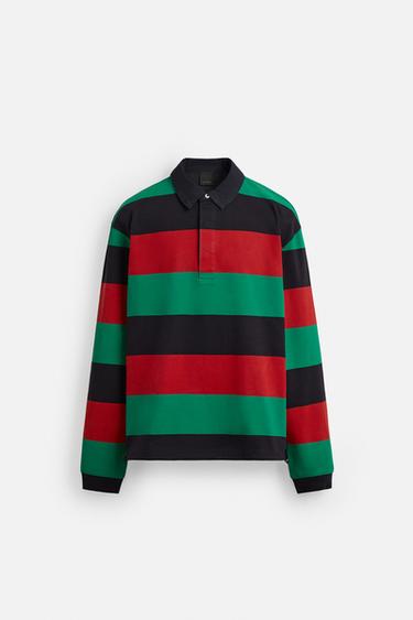 Zara STRIPED POLO - Multicolored - Image 0