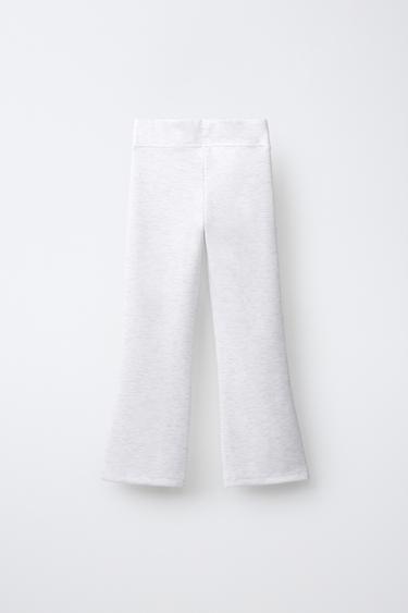 FLARE GYM TROUSERS - Grey marl by Zara