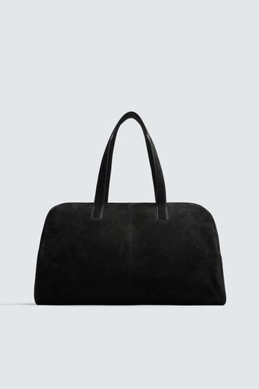 TÚI DU LỊCH DA SIZE M - Đen từ Zara