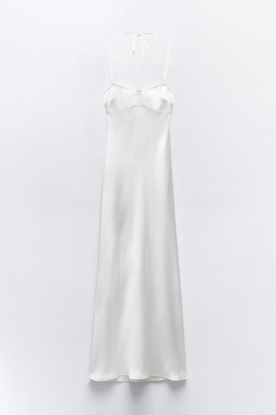 Summer Dress
Summer White Dress
Zara Dress
Satin Dress
White Dress for Women