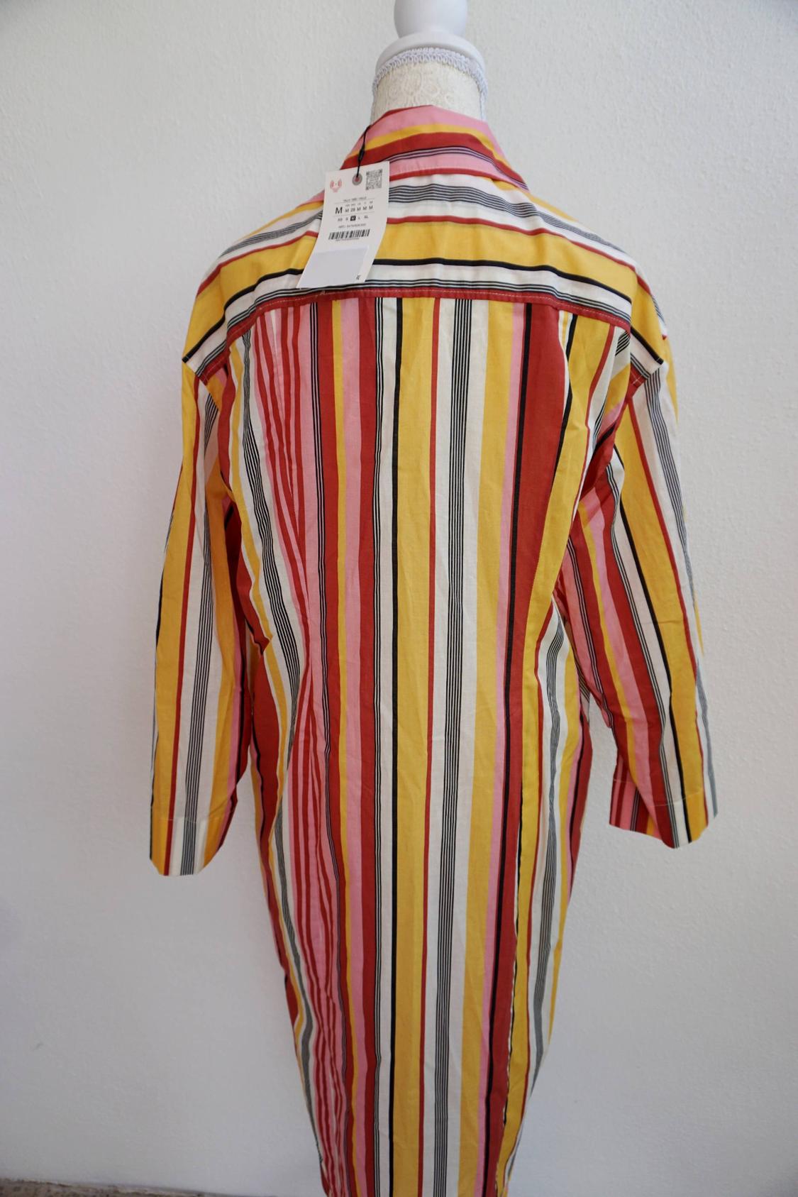 STRIPED SHIRT DRESS - Image 5