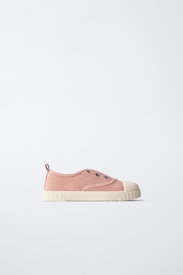 Zara FABRIC SNEAKERS - Pink