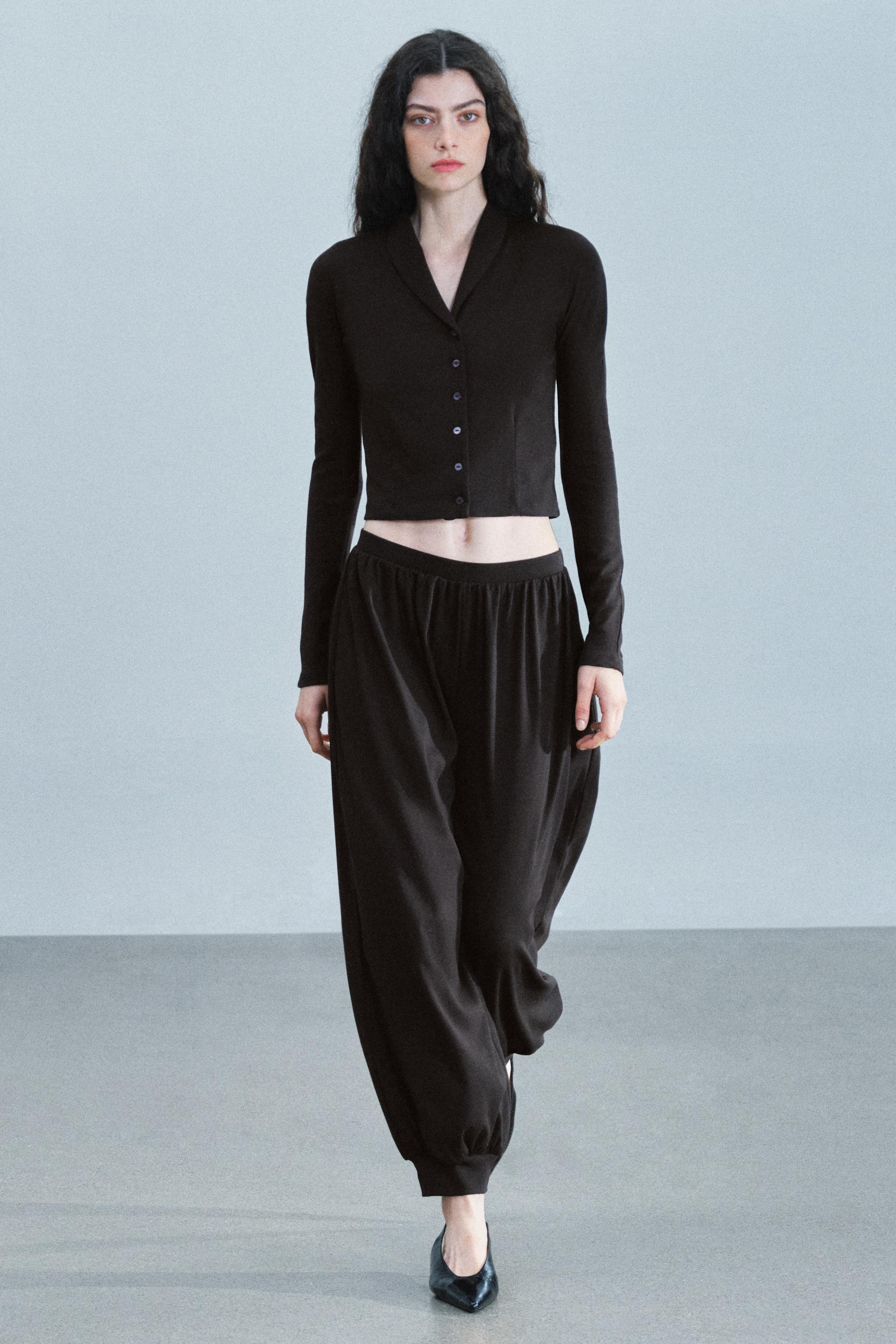 ショートボタンジャケット - チョコレート | ZARA Japan / 日本