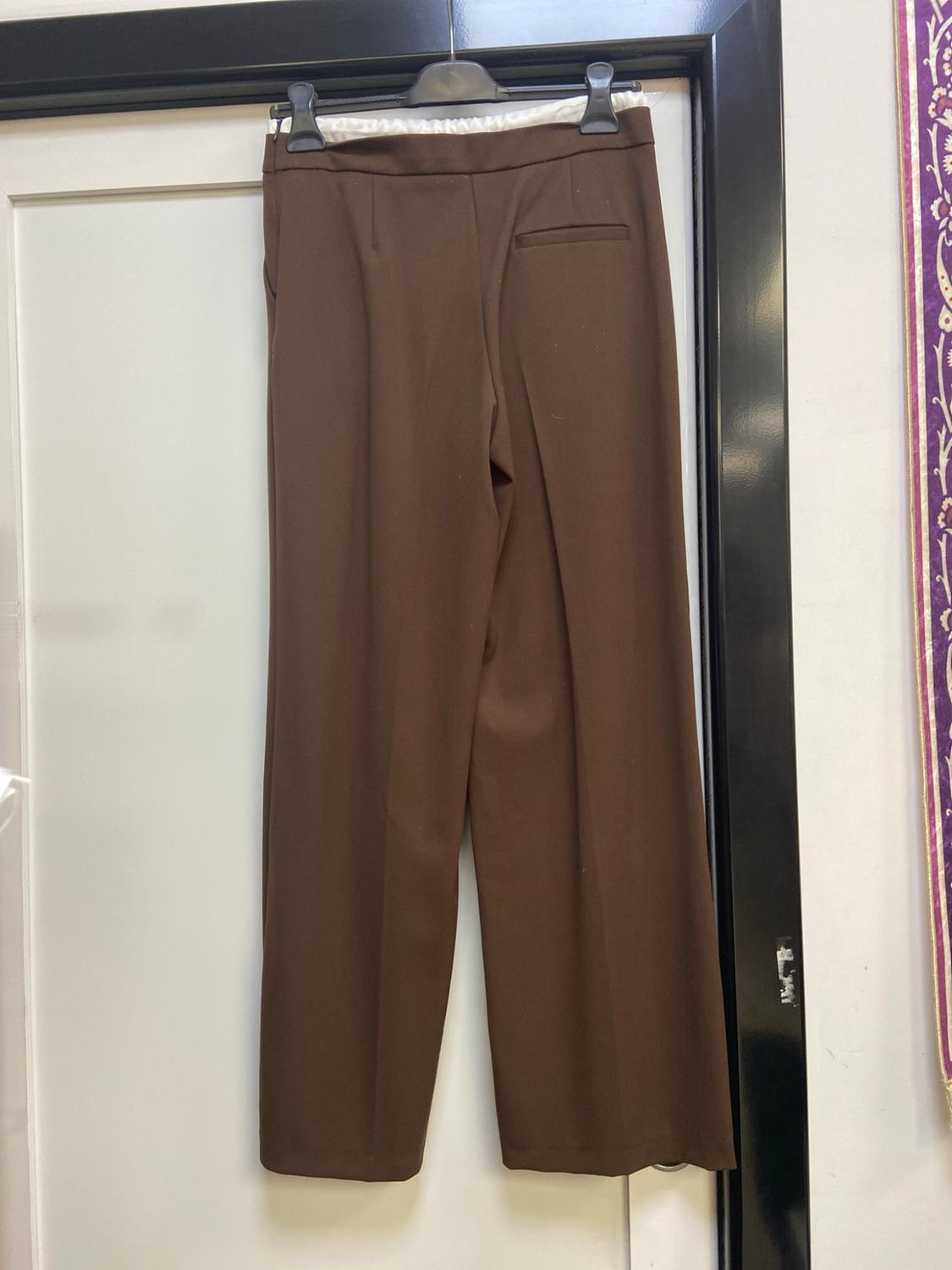 WIDE-LEG TROUSERS WITH DOUBLE WAISTBAND - Image 3