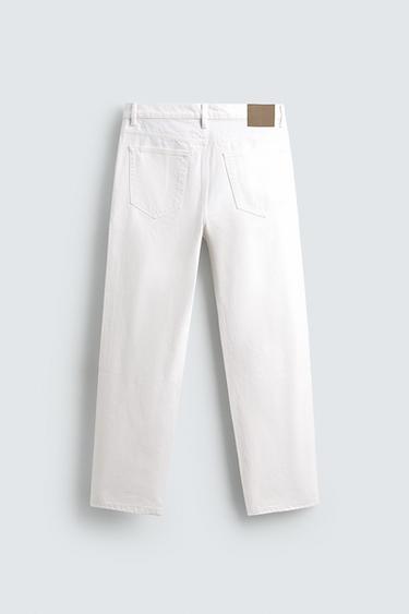 ORIGINS STRAIGHT ANKLE FIT JEANS - White by Zara - Image 7