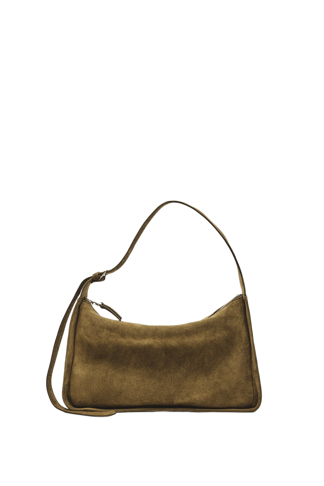 Split suede leather crossbody bag — 566