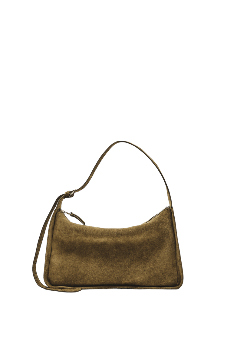 Split suede leather crossbody bag — 566