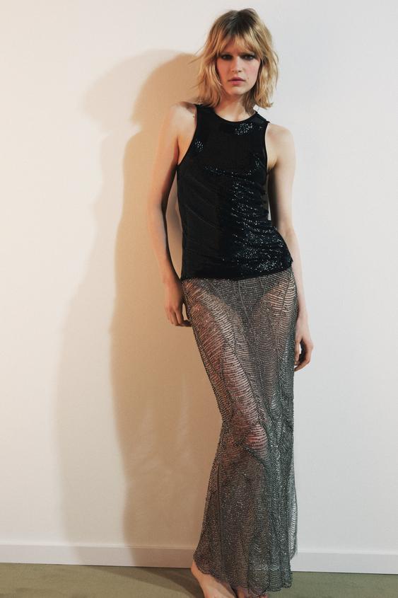 COMBINATION BEADED TOP