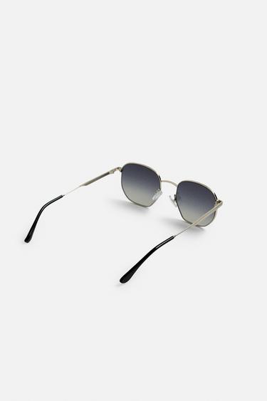 LUNETTES DE SOLEIL MÉTALLIQUES - Argent de Zara - Image 5