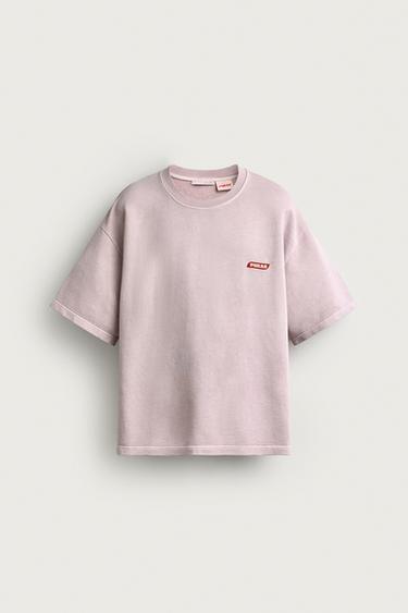 RELAXED FIT PUKAS SURF X ZARA SWEATSHIRT - Pastel pink by Zara