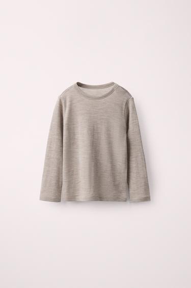 CAMISETA 100% LANA CREATED BY CARAMEL LONDON X ZARA - Beige claro de Zara