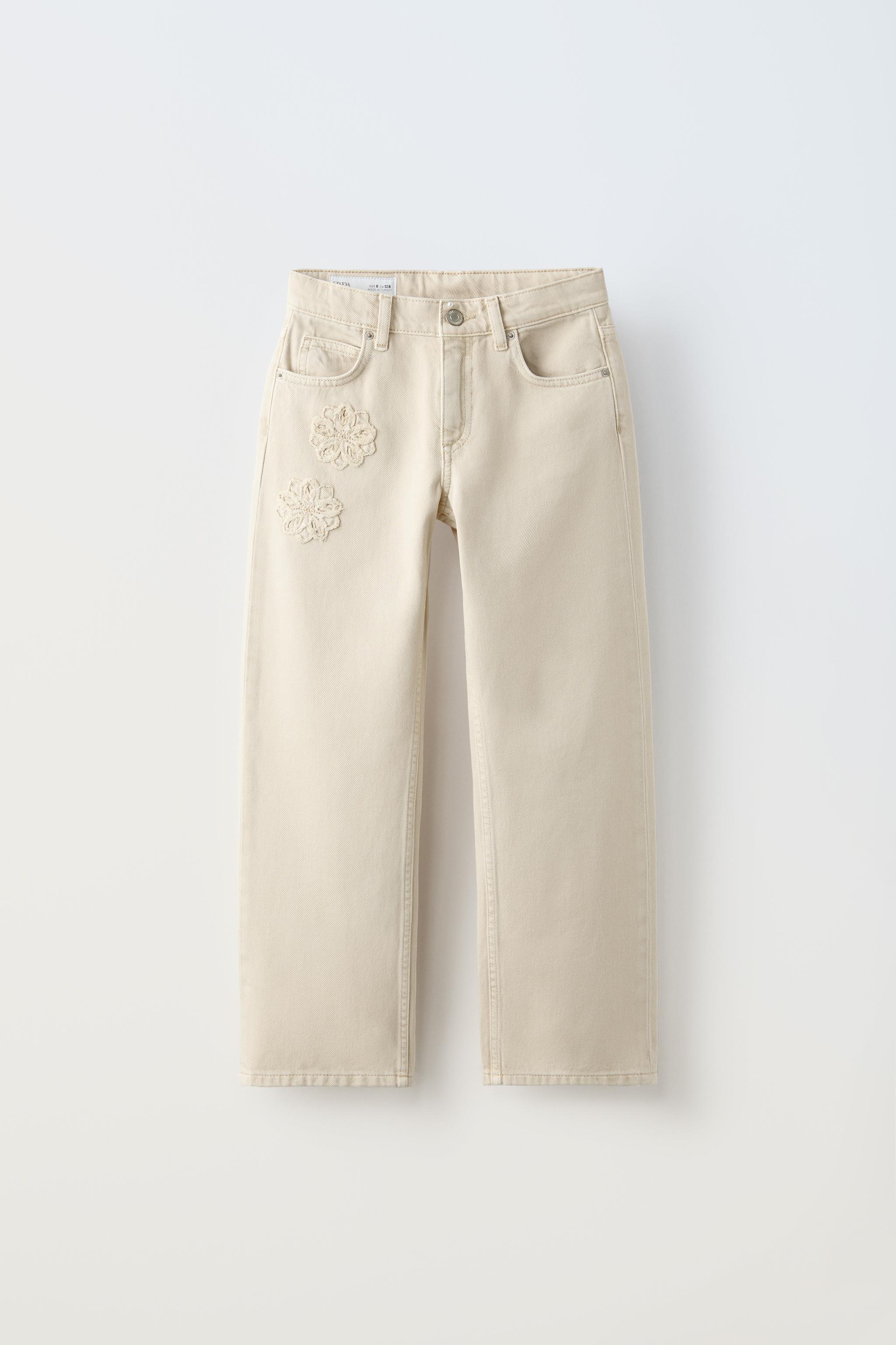 ZARA THE BLISS STRAIGHT orders JEANS ECRU