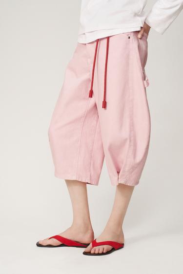 PLEATED BERMUDA SHORTS - THE ITEM ZARA WOMAN - Pink by Zara