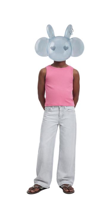 TOP UNI AVEC MODAL - Rose de Zara