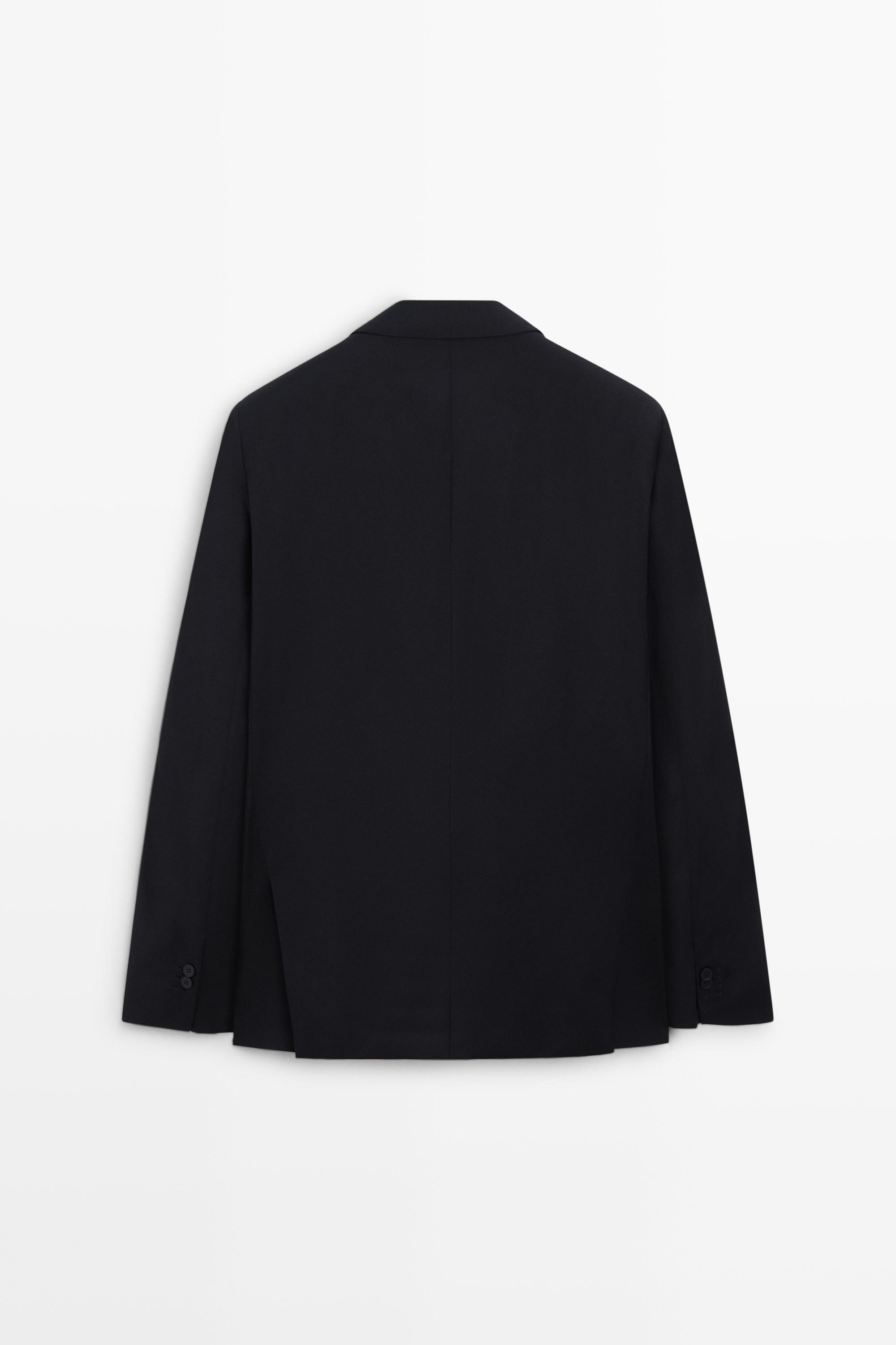 100% wool suit blazer