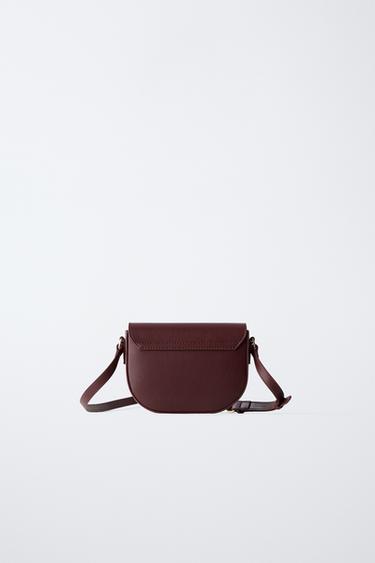 SAC BANDOULIÈRE CŒUR - Bordeaux de Zara - Image 4